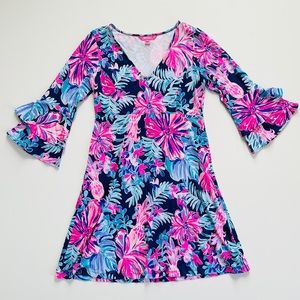 Lilly Pulitzer pineapple print dress size Large